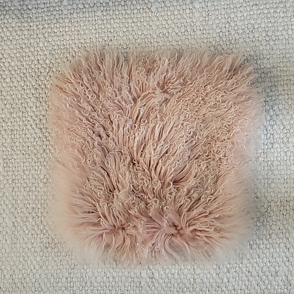 WEST ELM Mongolian lamb pillow cover - Picture 5 of 11